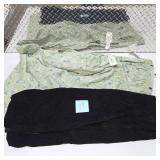 Women’s Clothing Lot XL & Size 18 — (2) Floral Pants XL + Black Skirt Size 18 — Casual Wear Apparel Bundle lot 49