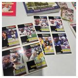 Sports Card & Memorabilia Lot — Football Hall of Fame Insider Programs, Vintage NFL Cards, Herbie Brooks Book, Inserts & Collectibles