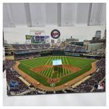 Minnesota Twins Target Field Inaugural Season 2010 Large Stadium Panoramic Wall Display — MLB Licensed Collectible — Man Cave Decor