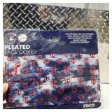 Minnesota Timberwolves Autographed Spalding Mini Basketball + Minnesota Vikings Calendar & Minnesota Twins Face Cover — MN Sports Fan Lot