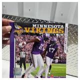 Minnesota Timberwolves Autographed Spalding Mini Basketball + Minnesota Vikings Calendar & Minnesota Twins Face Cover — MN Sports Fan Lot