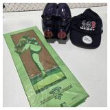 Minnesota Twins Kevin Tapani 1991 Championship Season Poster + Pig Bank + Red Sox VS Japan 2007 Hat Lot
