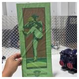 Minnesota Twins Kevin Tapani 1991 Championship Season Poster + Pig Bank + Red Sox VS Japan 2007 Hat Lot