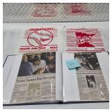 Minnesota Twins Homer Hanky Lot + Newspaper Scrapbook Album Star Tribune Championship Collectibles
