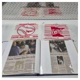 Minnesota Twins Homer Hanky Lot + Newspaper Scrapbook Album Star Tribune Championship Collectibles