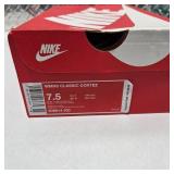 Nike Classic Cortez Leather Sneakers White Red Blue Men’s Athletic Running Shoes w Box