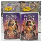Prince of Egypt VHS Sealed Kids Toys Aladdin McDonalds Happy Meal Figures Disney Lot