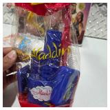 Prince of Egypt VHS Sealed Kids Toys Aladdin McDonalds Happy Meal Figures Disney Lot