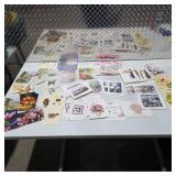 Large Vintage Greeting Card Lot Birthday Sympathy Thank You Floral Art Cards Hallmark Style Assorted