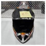 Vintage Motocross ATV Dirt Bike Full Face Helmet Racing Helmet Flame Graphics Off Road Motorcycle Gear