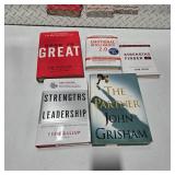 Business Leadership Book Lot Good To Great Emotional Intelligence Strengths Finder Grisham Bestseller