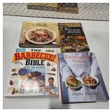 Cookbook Lot BBQ Bible Smoked Foods Pasta Flexitarian Table Recipe Books Cooking