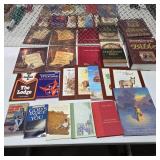 Large Christian Book Lot Study Bibles Devotionals Mitch Albom Faith Religious Books