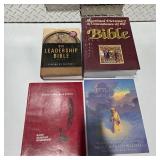 Large Christian Book Lot Study Bibles Devotionals Mitch Albom Faith Religious Books