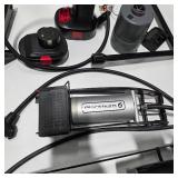 Automotive Emergency Tool Lot Jack Air Compressor Tire Inflator Jumper Cables Blackburn Pump Accessories