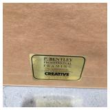 Large Classical Mother Child Framed Art Print Romantic Victorian Style Wall Decor Traditional Artwork