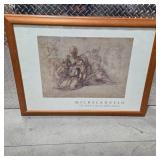 Large Michelangelo Framed Art Print J Paul Getty Museum Classical Renaissance Artwork Wall Decor