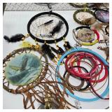 Large Dreamcatcher Lot Native Style Wall Decor Boho Feather Dream Catchers Mixed Sizes Retail $250+