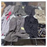 Winter Coat & Sweater Lot Jackets Cardigans Cold Weather Apparel Mixed Styles Retail $400+