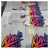 Vintage KDWB 101.3 Radio Station Sweatshirt & T Shirt Lot Minnesota Promo Apparel Graphic Retail $300+
