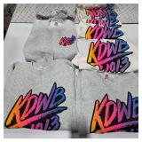 Vintage KDWB 101.3 Radio Station Sweatshirt & T Shirt Lot Minnesota Promo Apparel Graphic Retail $300+