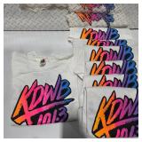 Vintage Graphic T Shirt Lot NOS New Old Stock Promo Tees KDWB Radio Minnesota Power Of Prevention Retail $200+