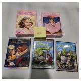 Shirley Temple Collection DVD Lot Beauty And The Beast Shrek Movies Family Classics Retail $90+