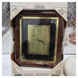 Vintage Cannon Wall Clock Brass Apple Trinket Dish Vase Figurines Decor Collectible Lot