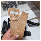 Vintage Leather Gloves Belts Women’s Shoes Loafers Canvas Sneakers Accessory Lot Mixed Sizes