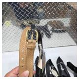 Vintage Leather Gloves Belts Women’s Shoes Loafers Canvas Sneakers Accessory Lot Mixed Sizes