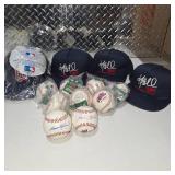Minnesota Twins Signed Baseball Lot Autographed MLB Balls Kent Hrbek Hats Souvenir Helmet