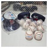 Minnesota Twins Autographed Baseball Lot Signed MLB Balls Hats Souvenir Helmet Collectibles