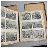 Antique Holy Bible Vintage Framed Landscape Art Chocolate Cookbooks Hershey Dessert Lot