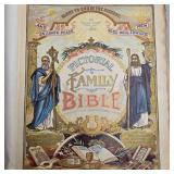 Antique Holy Bible Vintage Framed Landscape Art Chocolate Cookbooks Hershey Dessert Lot