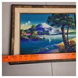 Antique Holy Bible Vintage Framed Landscape Art Chocolate Cookbooks Hershey Dessert Lot