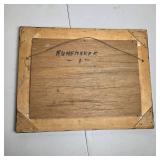 Antique Holy Bible Vintage Framed Landscape Art Chocolate Cookbooks Hershey Dessert Lot