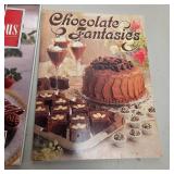 Antique Holy Bible Vintage Framed Landscape Art Chocolate Cookbooks Hershey Dessert Lot