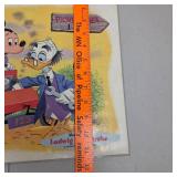 Vintage Walt Disney Ludwig Von Drake Mickey Minnie Pluto Cartoon Wall Art Print Decor