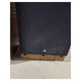 Vintage Mitsubishi SS-5000 Floor Standing Speakers Pair 3-Way Audio System