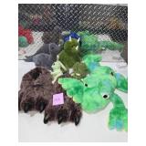 Large Plush Toy Lot Dinosaur Dragon Slippers Stuffed Animals Kids Plush Bundle