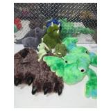 Large Plush Toy Lot Dinosaur Dragon Slippers Stuffed Animals Kids Plush Bundle