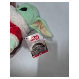 Star Wars Grogu Baby Yoda Plush Santa Outfit + Mandalorian Valentine Tin Disney Lucasfilm Lot