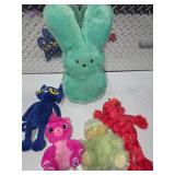 Large Plush Toy Lot – Elmo, Pete the Cat, Bunny, Bear & More Stuffed Animals Bundle