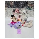 Disney Tangled Pascal Plush TY Beanie Babies Owl Frog Dog Animal Stuffed Toy Lot