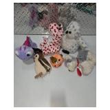 Disney Tangled Pascal Plush TY Beanie Babies Owl Frog Dog Animal Stuffed Toy Lot