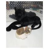 Large Black Panther Plush Stuffed Animal w/ Dog Plush Toy Decor Display Lot