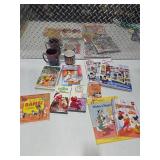 Disney Sesame Street Kids Books VHS Coloring Activity Lot Mickey Pooh Bambi Elmo