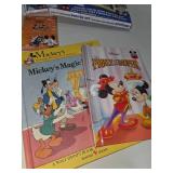 Disney Sesame Street Kids Books VHS Coloring Activity Lot Mickey Pooh Bambi Elmo