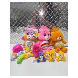 Care Bears Plush Toy Lot Large & Mini Figures Rainbow Star Vintage Style Bundle