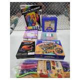 Huge Kids Craft Activity Lot Paint By Number Stampers Art Kits Markers Pipe Cleaners NEW
